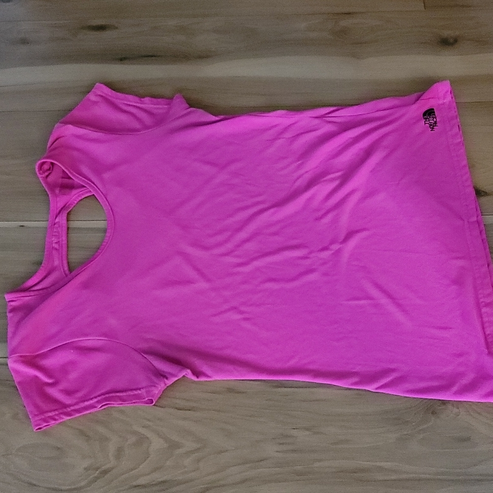 Hot Pink Cap Sleeve Northface Flashdry Top